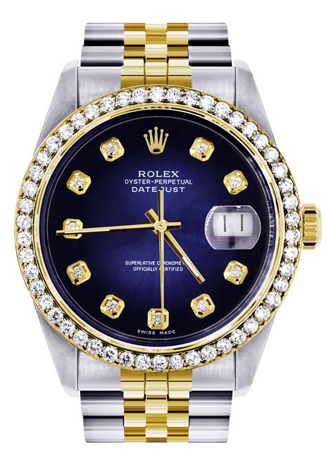 diamond face rolex watch